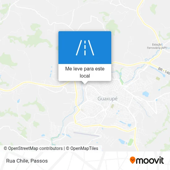 Rua Chile mapa
