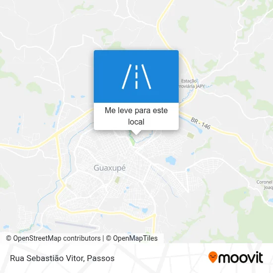 Rua Sebastião Vitor mapa