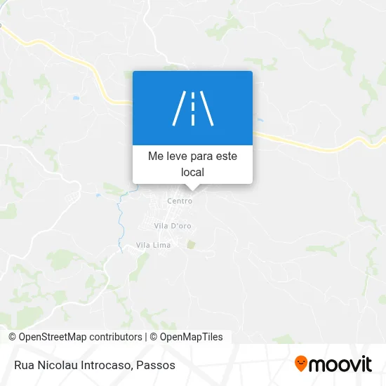 Rua Nicolau Introcaso mapa
