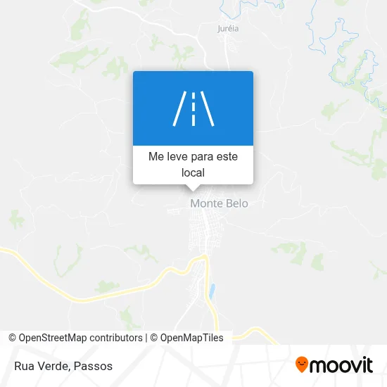 Rua Verde mapa