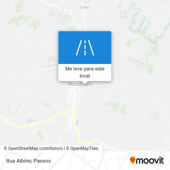 Rua Albino mapa