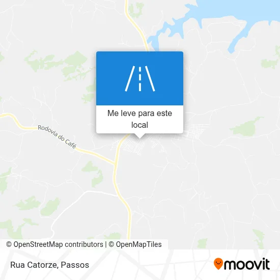 Rua Catorze mapa