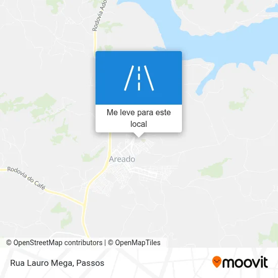Rua Lauro Mega mapa