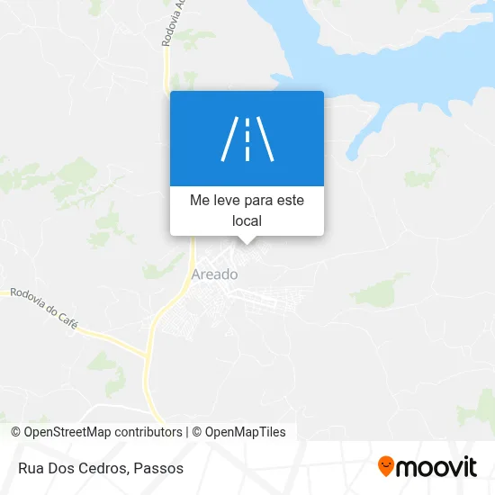 Rua Dos Cedros mapa