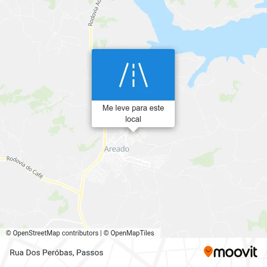 Rua Dos Peróbas mapa