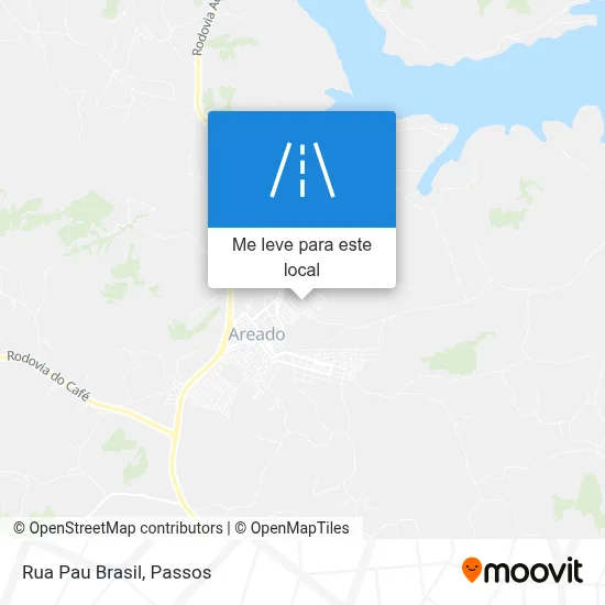 Rua Pau Brasil mapa