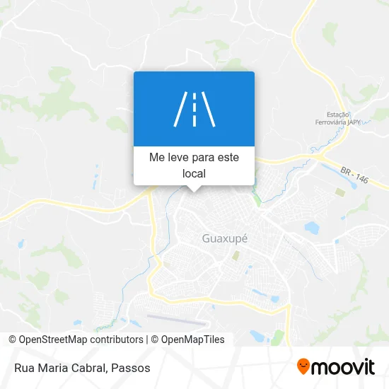 Rua Maria Cabral mapa