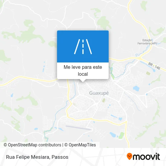 Rua Felipe Mesiara mapa