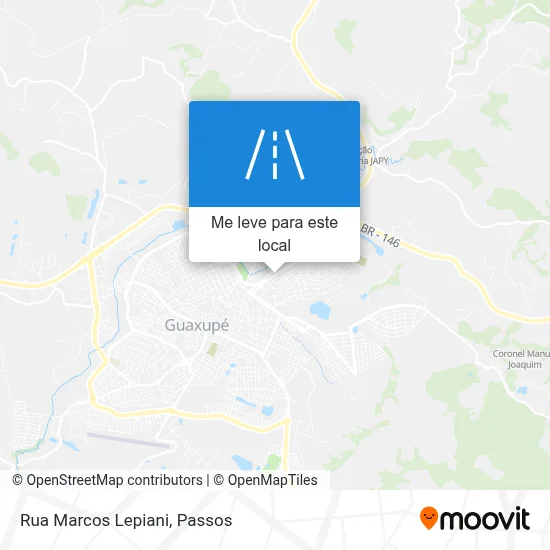 Rua Marcos Lepiani mapa
