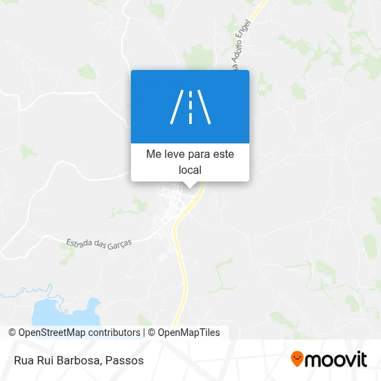 Rua Rui Barbosa mapa