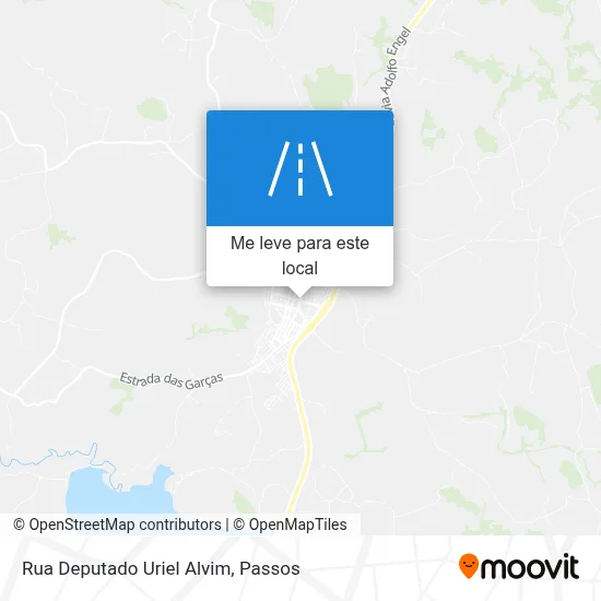 Rua Deputado Uriel Alvim mapa