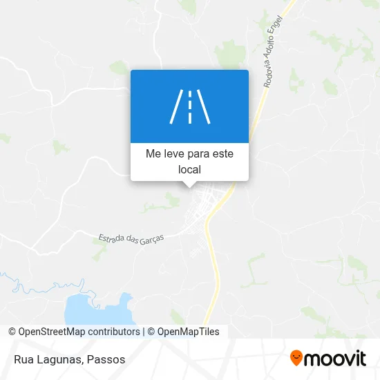 Rua Lagunas mapa