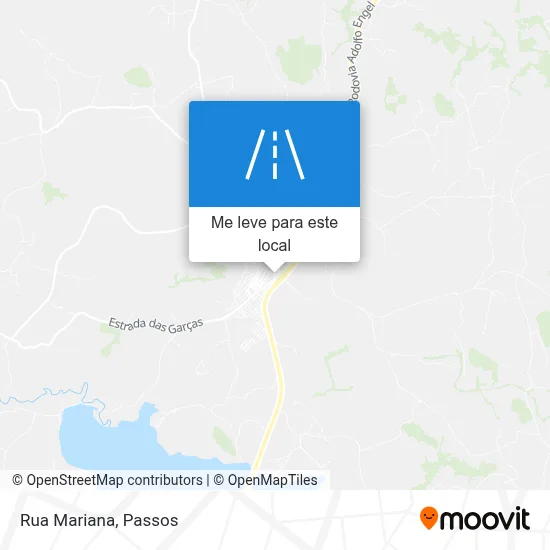 Rua Mariana mapa