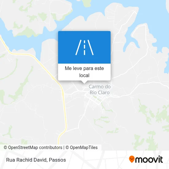 Rua Rachid David mapa