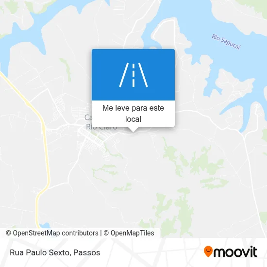 Rua Paulo Sexto mapa