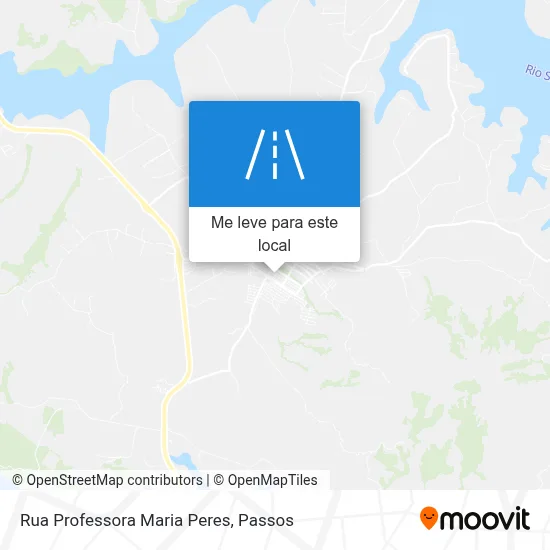 Rua Professora Maria Peres mapa