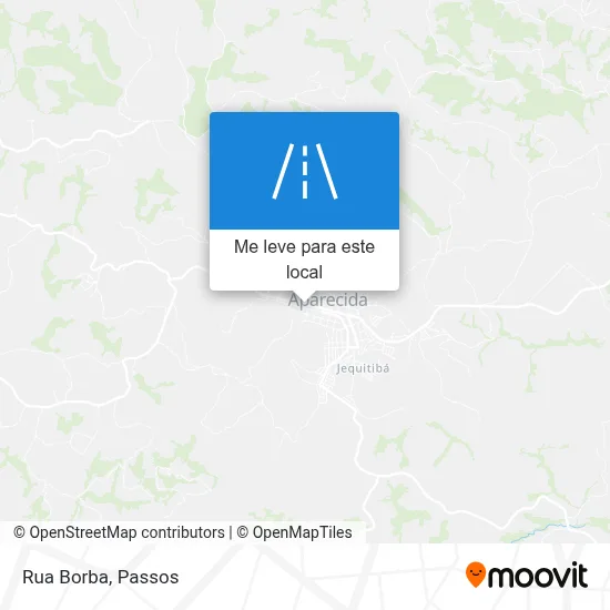 Rua Borba mapa