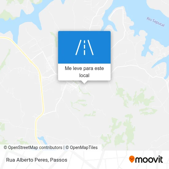 Rua Alberto Peres mapa