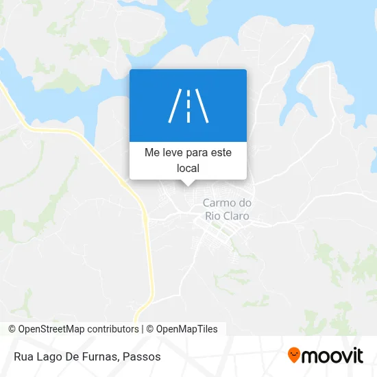 Rua Lago De Furnas mapa