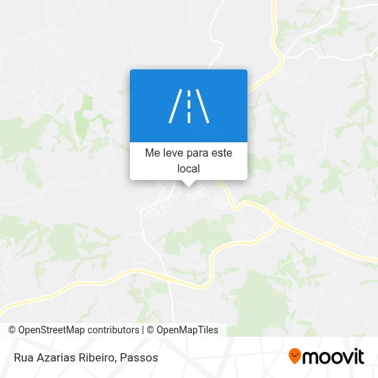 Rua Azarias Ribeiro mapa