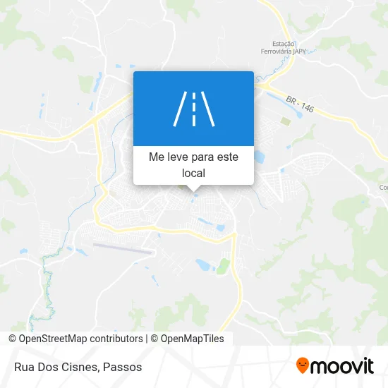 Rua Dos Cisnes mapa