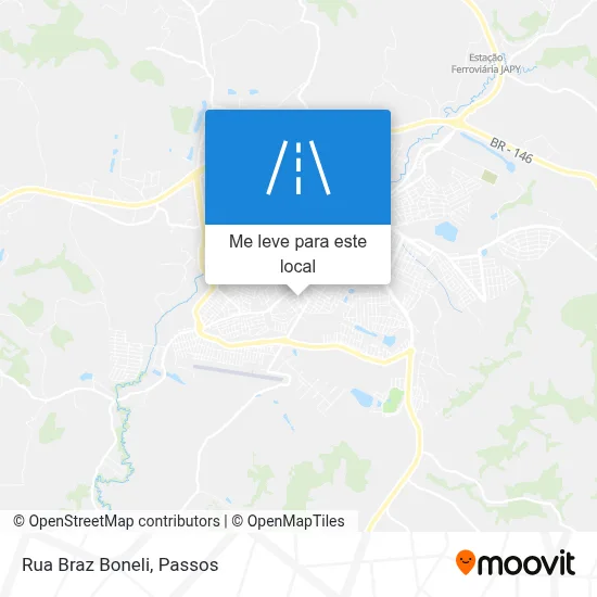 Rua Braz Boneli mapa