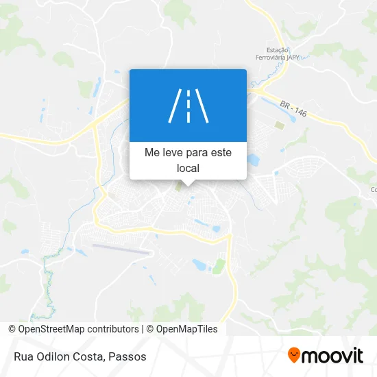 Rua Odilon Costa mapa