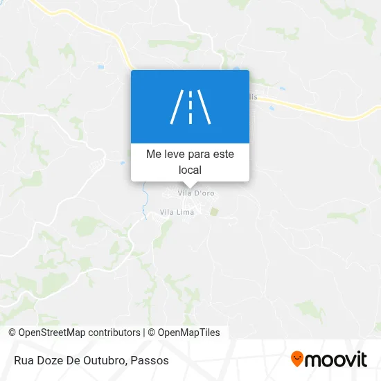 Rua Doze De Outubro mapa