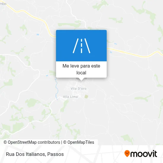 Rua Dos Italianos mapa