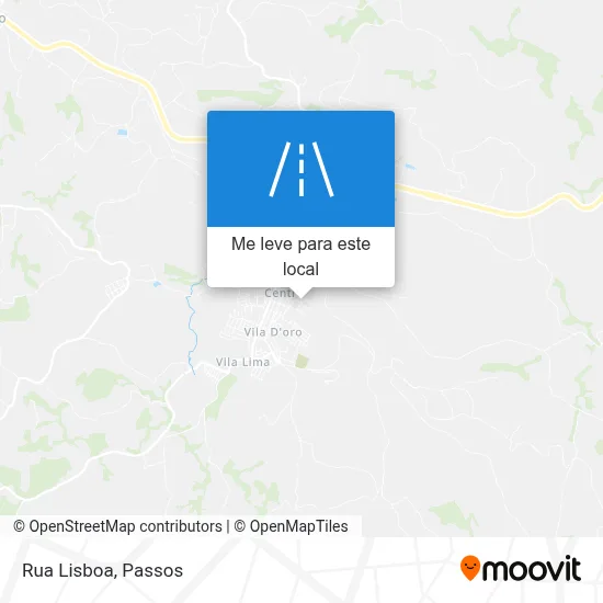 Rua Lisboa mapa