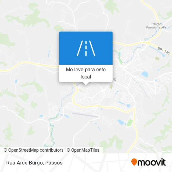 Rua Arce Burgo mapa
