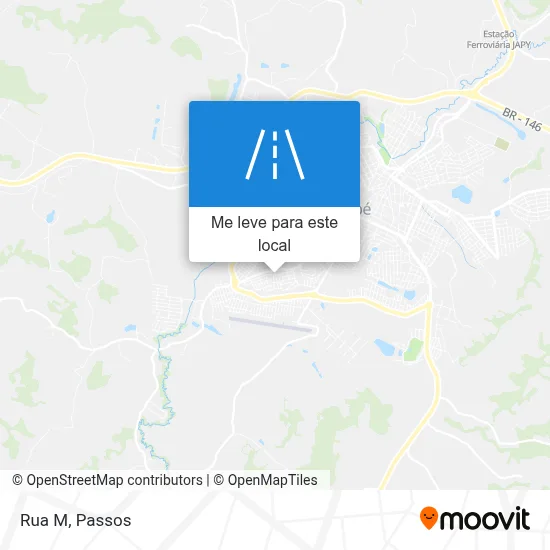 Rua M mapa
