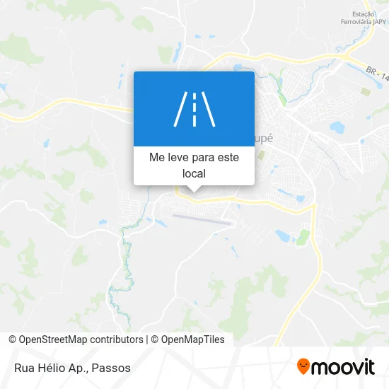 Rua Hélio Ap. mapa