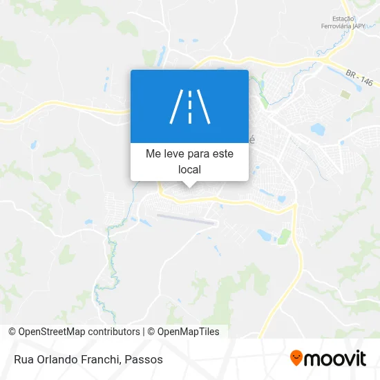 Rua Orlando Franchi mapa