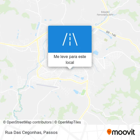 Rua Das Cegonhas mapa