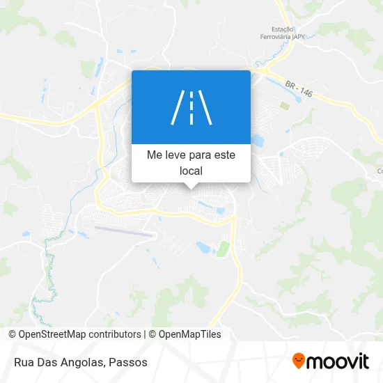 Rua Das Angolas mapa