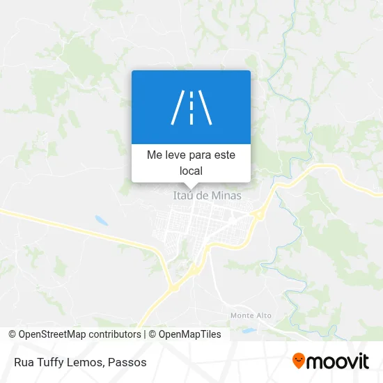 Rua Tuffy Lemos mapa