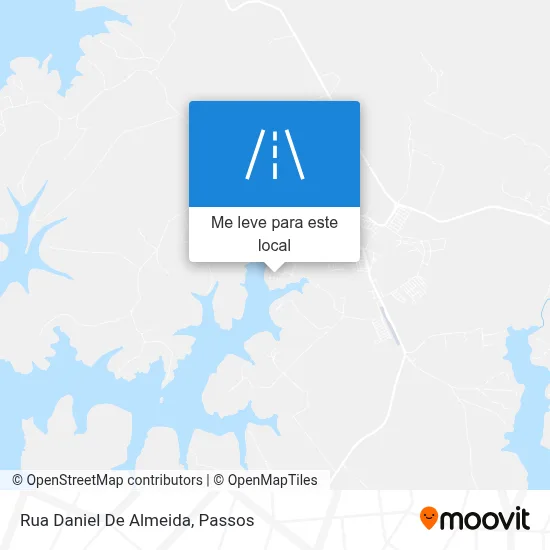 Rua Daniel De Almeida mapa