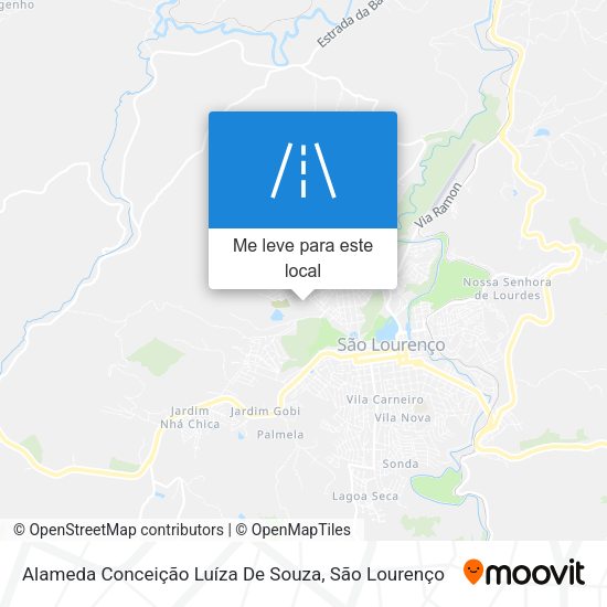 Alameda Conceição Luíza De Souza mapa