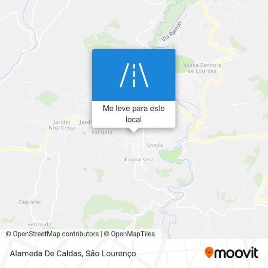 Alameda De Caldas mapa