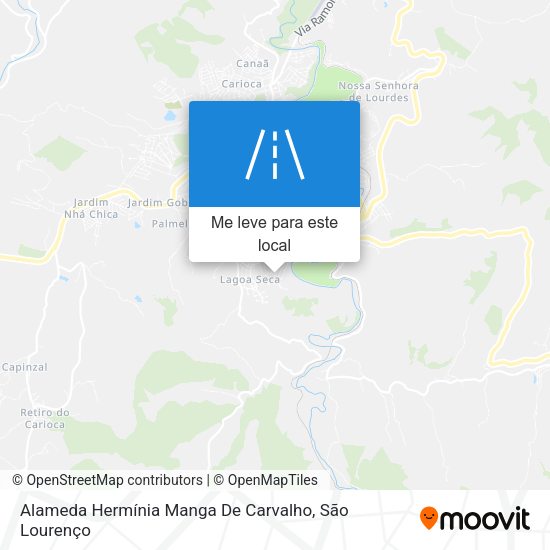 Alameda Hermínia Manga De Carvalho mapa