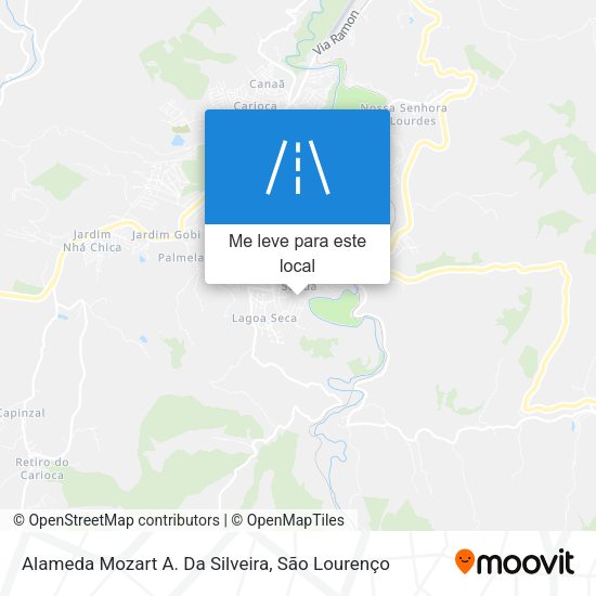 Alameda Mozart A. Da Silveira mapa
