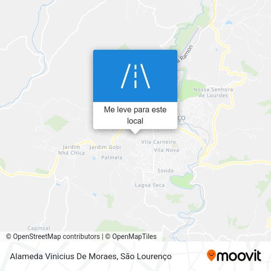 Alameda Vinicius De Moraes mapa