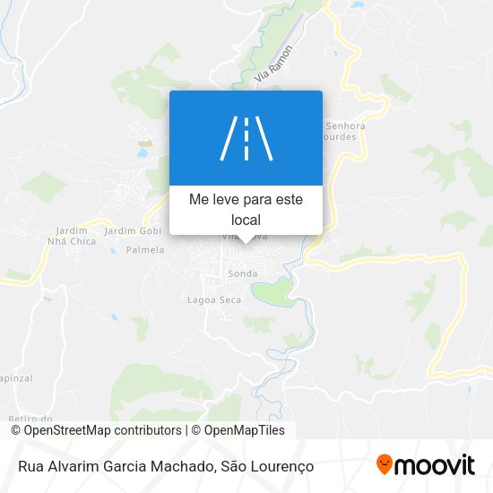 Rua Alvarim Garcia Machado mapa