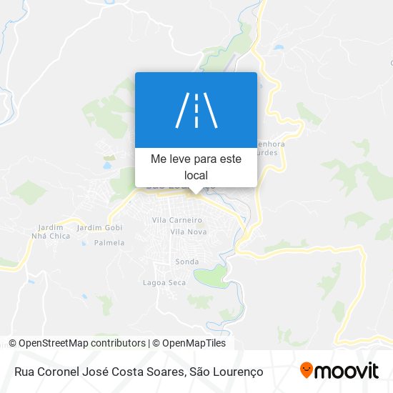 Rua Coronel José Costa Soares mapa