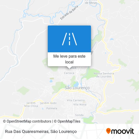 Rua Das Quaresmeiras mapa