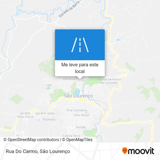 Rua Do Carmo mapa