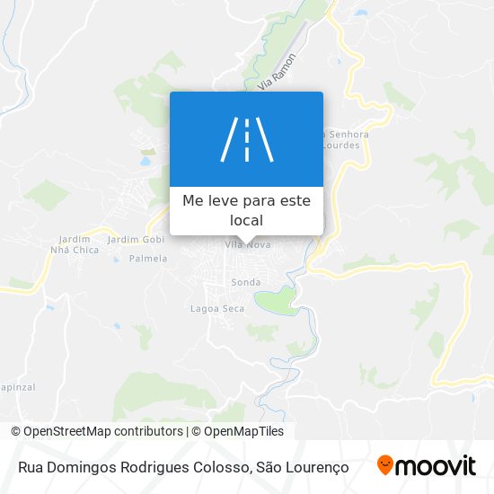 Rua Domingos Rodrigues Colosso mapa