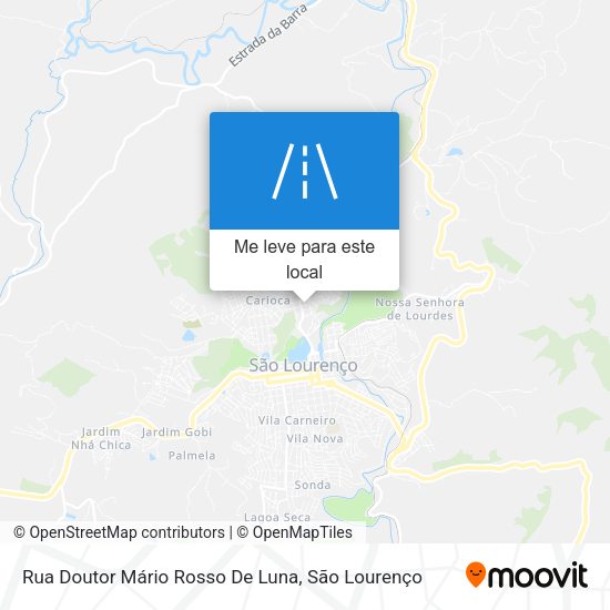 Rua Doutor Mário Rosso De Luna mapa