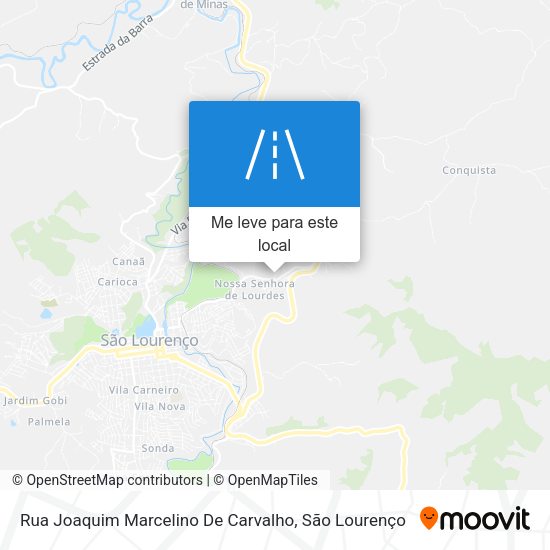 Rua Joaquim Marcelino De Carvalho mapa